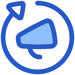 Megaphone Refresh Icon from Plump Duo Set
