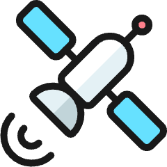 Satellite 1 Icon from Ultimate Colors Set