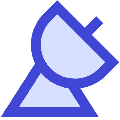 Satellite Dish Icon from Sharp Duo Set
