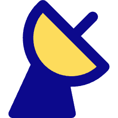 Satellite Dish Icon from Core Pop Set