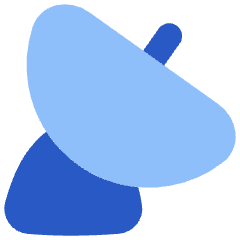 Satellite Dish Icon from Flex Flat Set