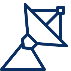 Satellite Dish Icon from Cyber Line Set