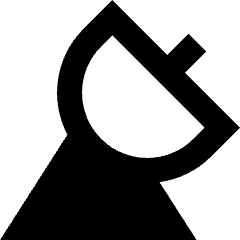 Satellite Dish Icon from Sharp Remix Set