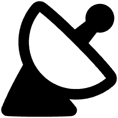 Satellite Dish Icon from Plump Remix Set