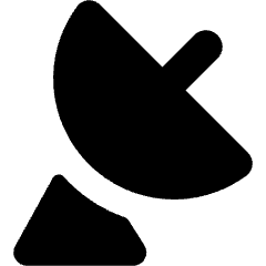 Satellite Icon from Micro Solid Set