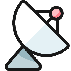 Satellite Icon from Ultimate Colors Set