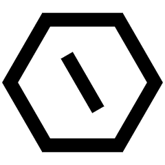 Setting Bolt Nut Icon from Sharp Line Set