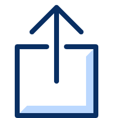 Share Box Icon from Cyber Duotone Set