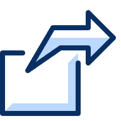 Share Box Forward 2 Icon from Cyber Duotone Set