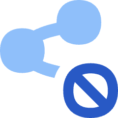 Share Link Block Icon from Flex Flat Set