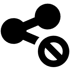 Share Link Block Icon from Plump Solid Set