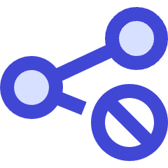 Share Link Block Icon from Sharp Duo Set