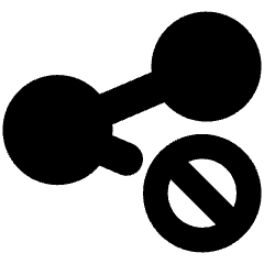 Share Link Block Icon from Plump Solid Set