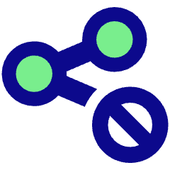 Share Link Block Icon from Plump Pop Set