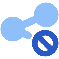 Share Link Block Icon from Plump Flat Set