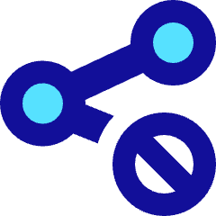 Share Link Block Icon from Sharp Pop Set