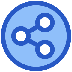 Share Link Circle Icon from Plump Duo Set