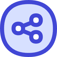 Share Link Circle Icon from Flex Duo Set