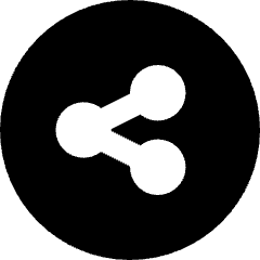 Share Link Circle Icon from Core Solid Set