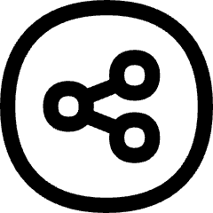 Share Link Circle Icon from Flex Line Set