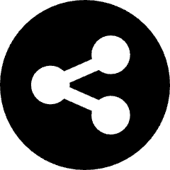 Share Link Circle Icon from Micro Solid Set