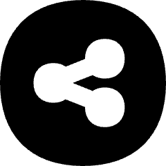 Share Link Circle Icon from Flex Solid Set