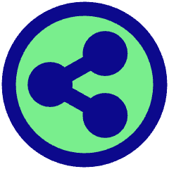 Share Link Circle Icon from Plump Pop Set