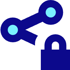 Share Link Lock Icon from Sharp Pop Set