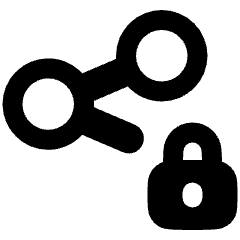 Share Link Lock Icon from Plump Remix Set
