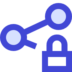 Share Link Lock Icon from Sharp Duo Set