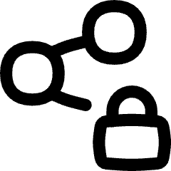Share Link Lock Icon from Flex Line Set