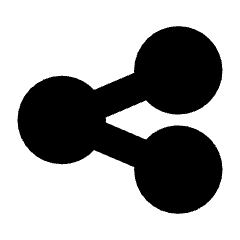 Share Link Solo Icon from Plump Solid Set