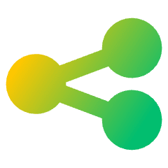 Share Link Solo Icon from Core Gradient Set