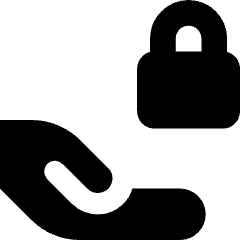 Share Lock Icon from Core Solid Set