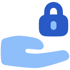 Share Lock Icon from Plump Flat Set