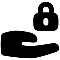 Share Lock Icon from Plump Solid Set