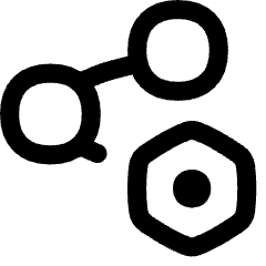 Share Setting Bolt Nut Icon from Flex Line Set