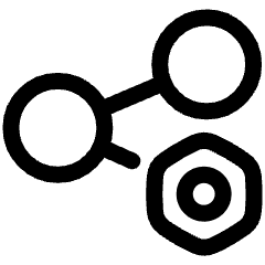 Share Setting Bolt Nut Icon from Plump Line Set