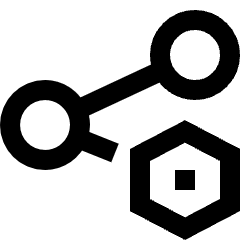 Share Setting Bolt Nut Icon from Sharp Line Set