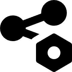 Share Setting Bolt Nut Icon from Core Solid Set