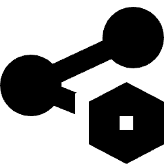 Share Setting Bolt Nut Icon from Sharp Solid Set