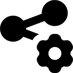 Share Setting Gear Icon from Core Solid Set