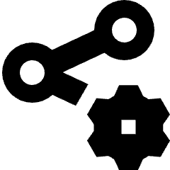 Share Setting Gear Icon from Sharp Remix Set