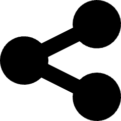 Share Symbol Icon from Micro Solid Set