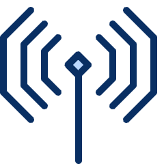 Signal Antenna Icon from Cyber Duotone Set