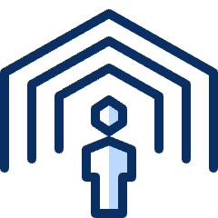 Signal Person 2 Icon from Cyber Duotone Set