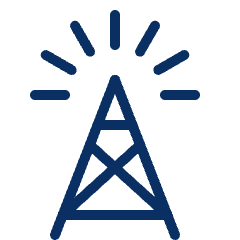 Signal Tower 2 Icon from Cyber Line Set