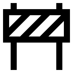 Under Construction Icon from Sharp Line Set