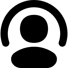 User Podcast Icon from Flex Solid Set