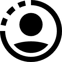 User Story Icon from Sharp Solid Set